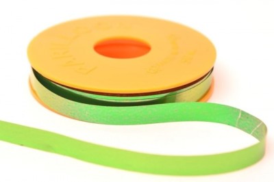 روبان متالیک  6mm  سبز براق