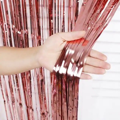 metallic foil curtains